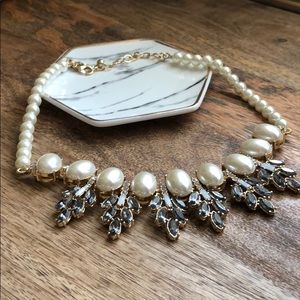 Talbots Pearl/Gem Necklace